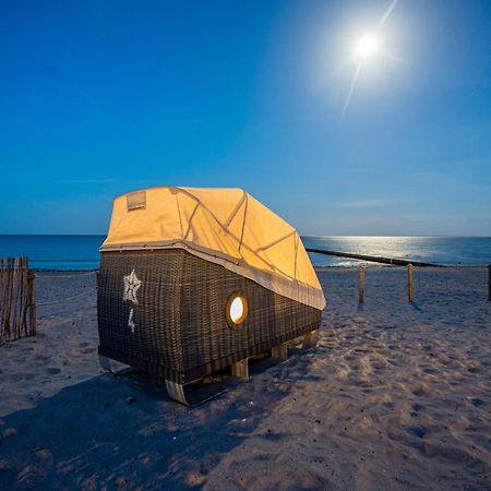 Schlafstrandkorb Nr 2 Kellenhusen Bagian luar foto
